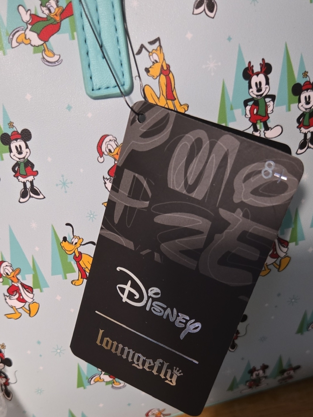 Disney Holiday 2022 Faux Leather NWTs Loungefly Crossbody. (#95) - Picture 2 of 8